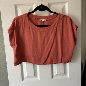 Altar’d State Cropped Top Clay Orange